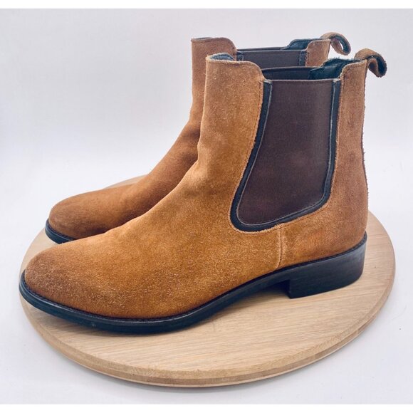 Thursday Boots Co Womens 9.5 Brown Suede Pull On Chelsea Ankle - Picture 6 of 10